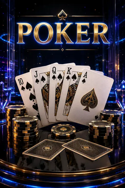 Kheloexch VIP Poker image featuring playing cards, poker chips and a premium online card game experience.